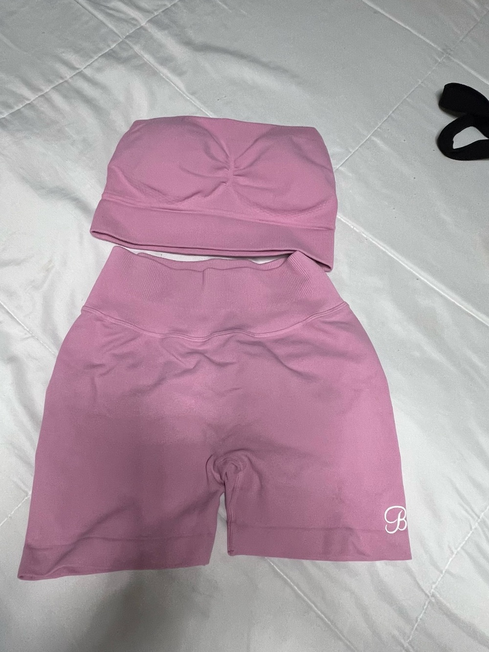 Bombshell Sportswear Pink Activewear Top Set - Picture 2 of 5